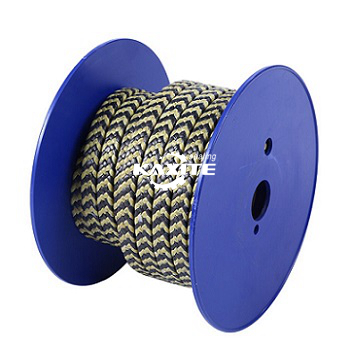 Zebra Braided Ambalajında ​​Qrafit PTFE və Aramid Fiber